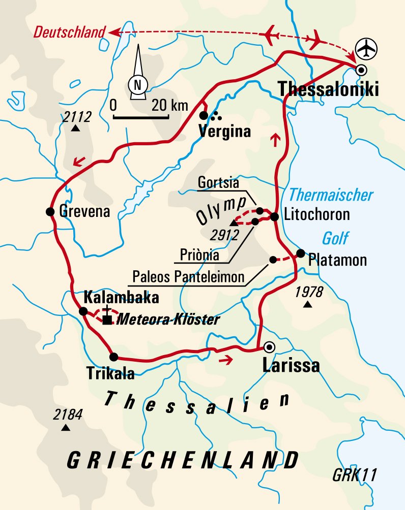 Wandern & Olymp besteigen in Griechenland Hauser Exkursionen