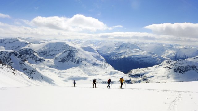 Norwegen Lofoten Ski 4