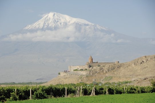 Kloster Chor Virap mit Ararat