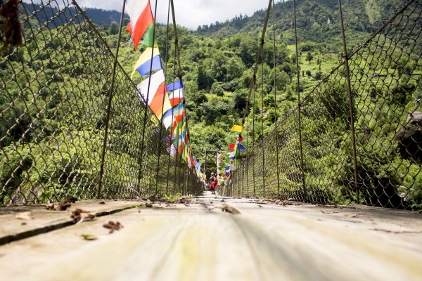 Nepal - Climate Trek - Weg nach Tarkeghyang; Foto: Johanna Weinreiter