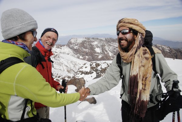 Marokko - Gipfelerfolg am Toubkal; Foto: Andrea Reck