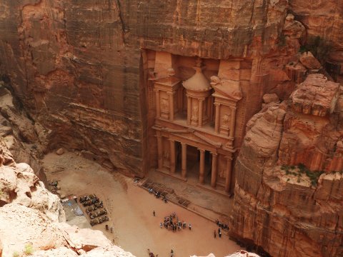 Jordanien Siq Schatzhaus Petra