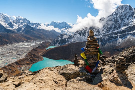 Blick auf die Gokyo-Seen